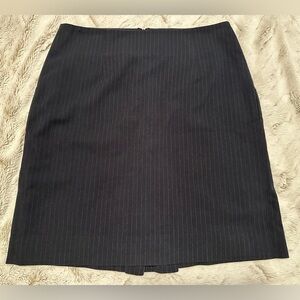 Banana Republic Black Pinstripe Mini Skirt Size 2P